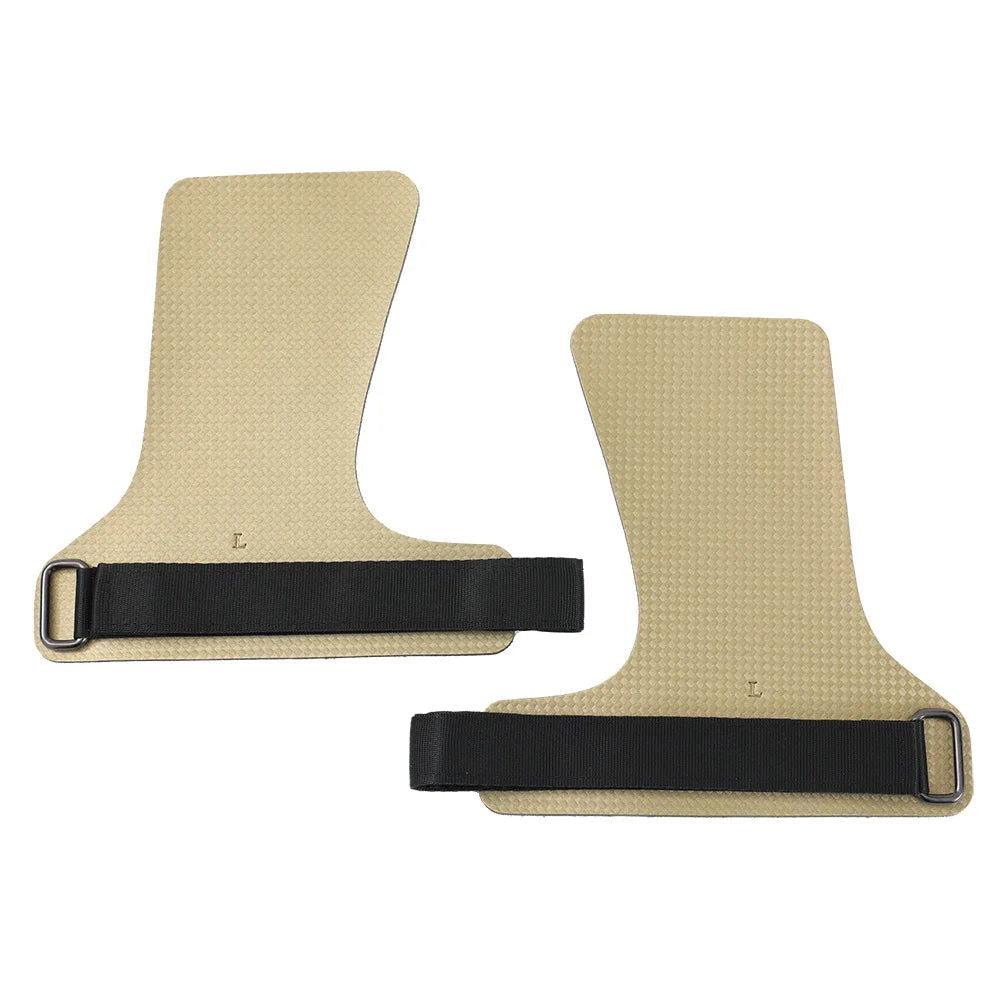 Carbon No Finger Hole Hand Grips Crossfit Accessories for Pull Up Weightlifting Kettlebells Gymnastics Workout - Slobuy
