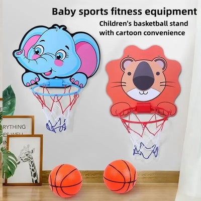 Cartoon Animal Basketball Board Puzzle Parent-child Interaction Indoor And Outdoor Sports Shooting Toys For Kids Birthday Gifts - Slobuy
