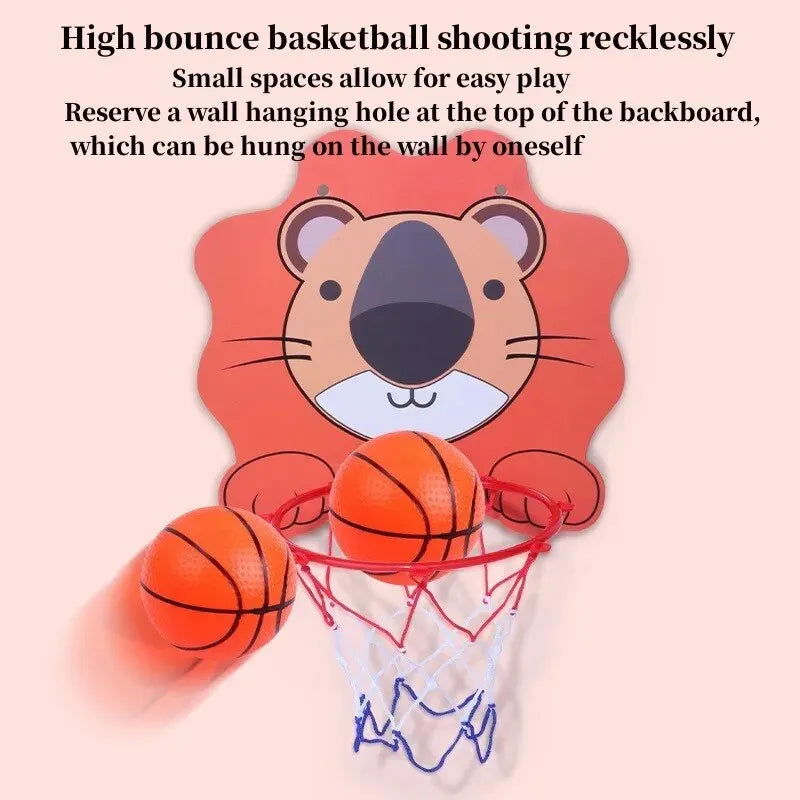 Cartoon Animal Basketball Board Puzzle Parent-child Interaction Indoor And Outdoor Sports Shooting Toys For Kids Birthday Gifts - Slobuy