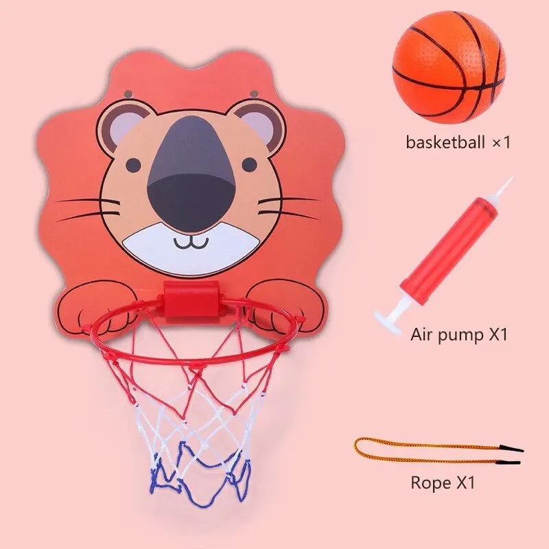 Cartoon Animal Basketball Board Puzzle Parent-child Interaction Indoor And Outdoor Sports Shooting Toys For Kids Birthday Gifts - Slobuy