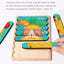 Cartoon Animal Double-sided Strip Wooden Puzzles Kids Montessori Jigsaw Game Baby Educational Toys for Children - Slobuy