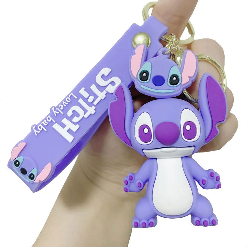 Cartoon Anime Disney Keychain Tom and Jerry Toys Doll Car Cute Keychains Bag Pendant Action Figure Pendant Kids Toys Gifts - Slobuy