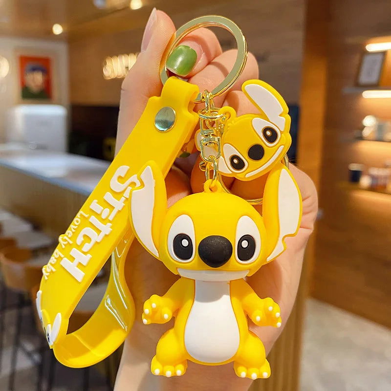 Cartoon Anime Disney Keychain Tom and Jerry Toys Doll Car Cute Keychains Bag Pendant Action Figure Pendant Kids Toys Gifts - Slobuy