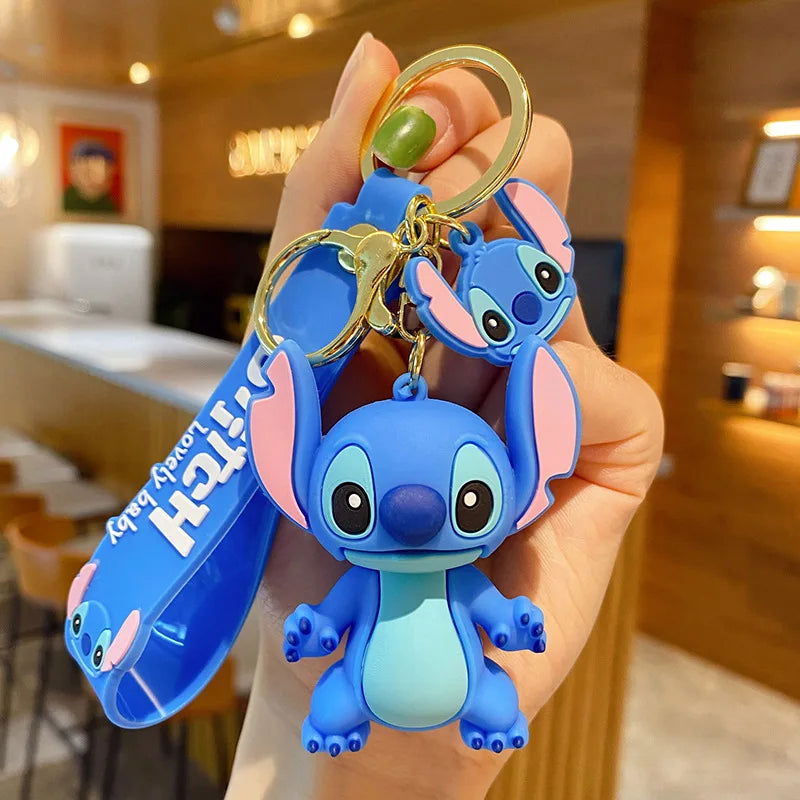 Cartoon Anime Disney Keychain Tom and Jerry Toys Doll Car Cute Keychains Bag Pendant Action Figure Pendant Kids Toys Gifts - Slobuy