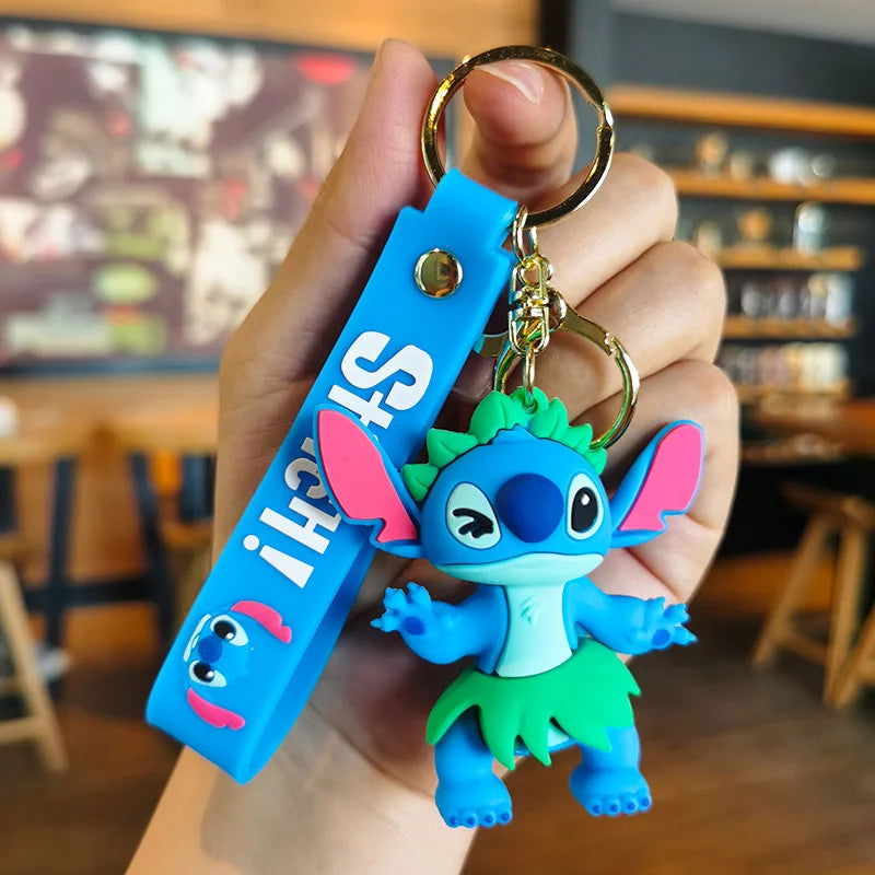 Cartoon Anime Disney Keychain Tom and Jerry Toys Doll Car Cute Keychains Bag Pendant Action Figure Pendant Kids Toys Gifts - Slobuy