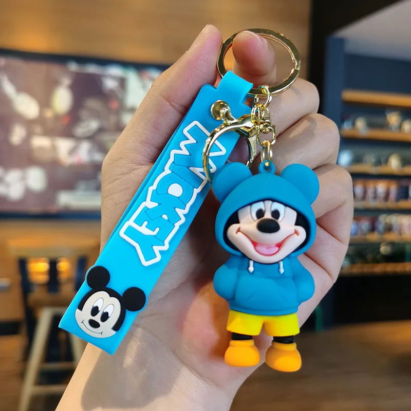 Cartoon Anime Disney Keychain Tom and Jerry Toys Doll Car Cute Keychains Bag Pendant Action Figure Pendant Kids Toys Gifts - Slobuy