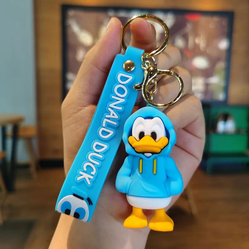 Cartoon Anime Disney Keychain Tom and Jerry Toys Doll Car Cute Keychains Bag Pendant Action Figure Pendant Kids Toys Gifts - Slobuy