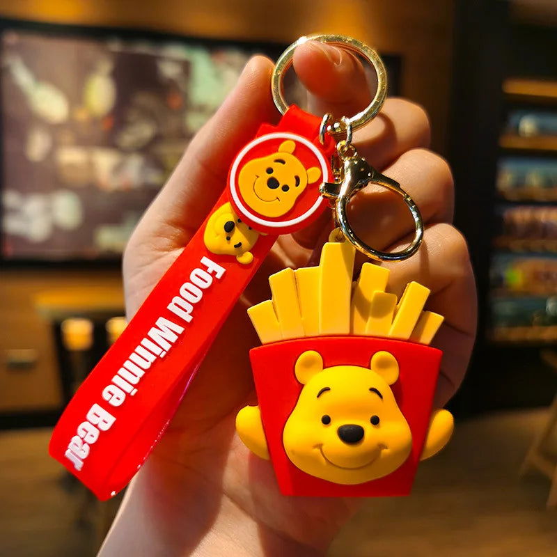 Cartoon Anime Disney Keychain Tom and Jerry Toys Doll Car Cute Keychains Bag Pendant Action Figure Pendant Kids Toys Gifts - Slobuy