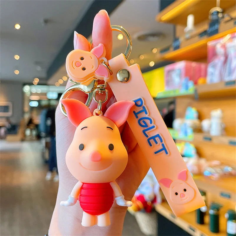 Cartoon Anime Disney Keychain Tom and Jerry Toys Doll Car Cute Keychains Bag Pendant Action Figure Pendant Kids Toys Gifts - Slobuy