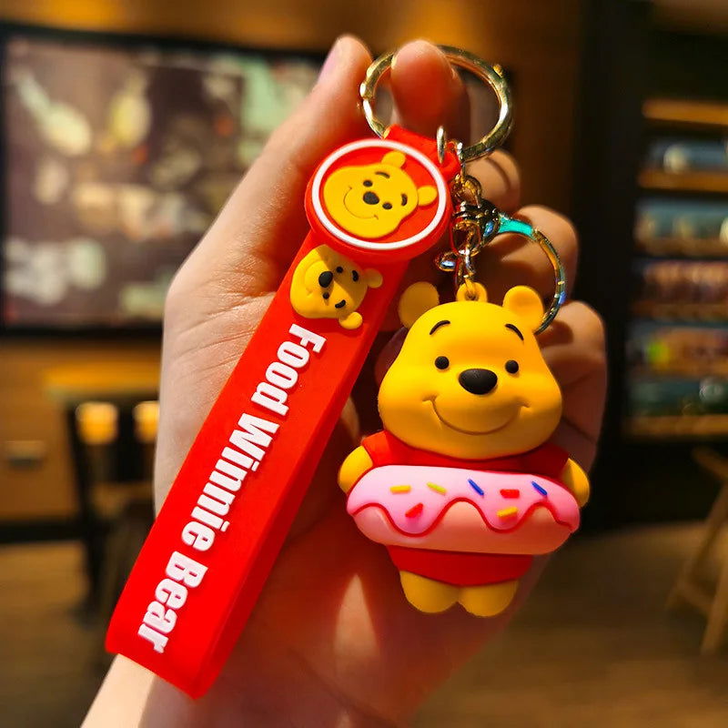 Cartoon Anime Disney Keychain Tom and Jerry Toys Doll Car Cute Keychains Bag Pendant Action Figure Pendant Kids Toys Gifts - Slobuy