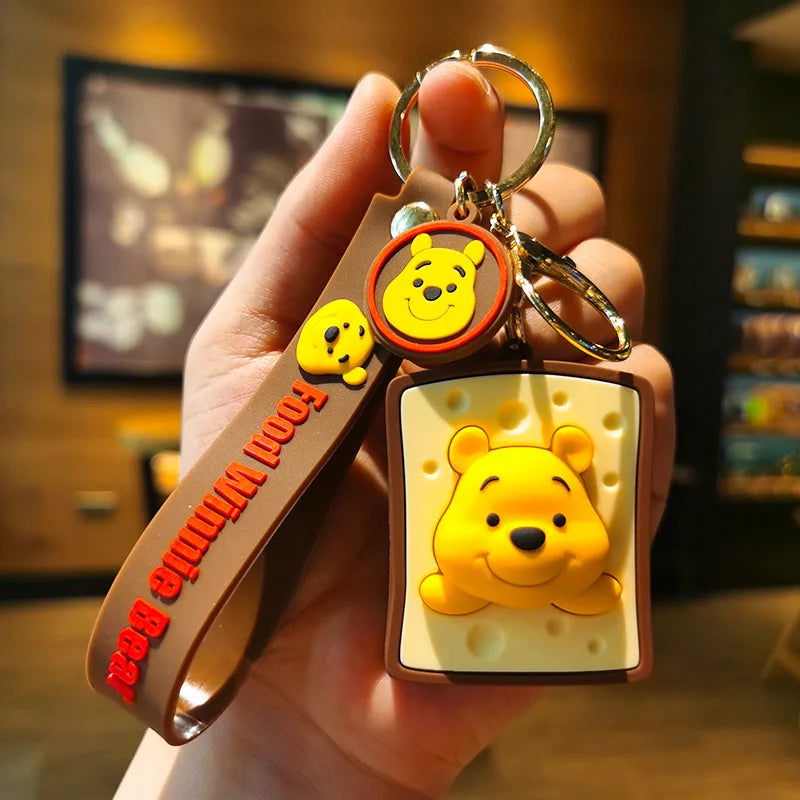 Cartoon Anime Disney Keychain Tom and Jerry Toys Doll Car Cute Keychains Bag Pendant Action Figure Pendant Kids Toys Gifts - Slobuy