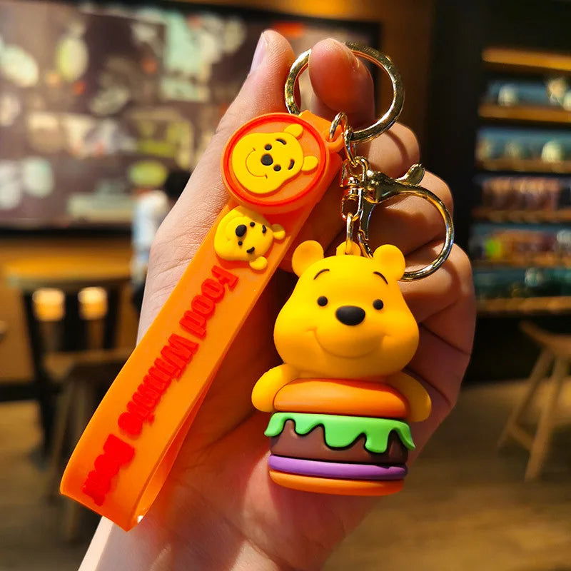 Cartoon Anime Disney Keychain Tom and Jerry Toys Doll Car Cute Keychains Bag Pendant Action Figure Pendant Kids Toys Gifts - Slobuy