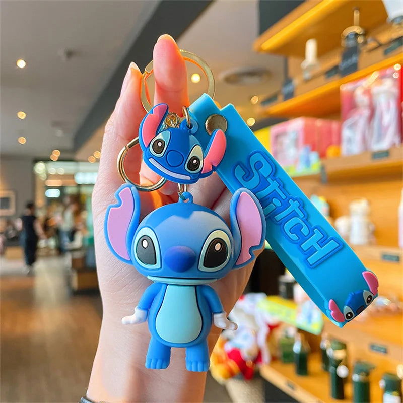Cartoon Anime Disney Keychain Tom and Jerry Toys Doll Car Cute Keychains Bag Pendant Action Figure Pendant Kids Toys Gifts - Slobuy
