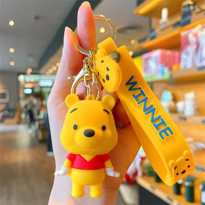 Cartoon Anime Disney Keychain Tom and Jerry Toys Doll Car Cute Keychains Bag Pendant Action Figure Pendant Kids Toys Gifts - Slobuy