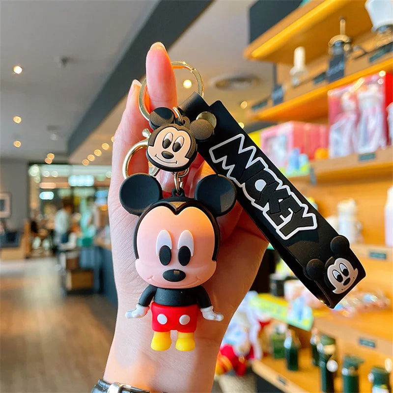 Cartoon Anime Disney Keychain Tom and Jerry Toys Doll Car Cute Keychains Bag Pendant Action Figure Pendant Kids Toys Gifts - Slobuy