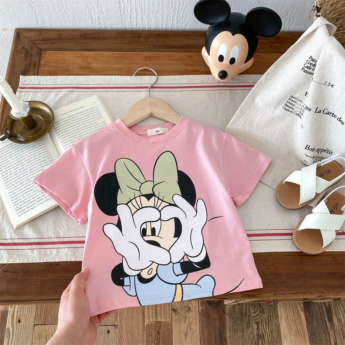 Cartoon Cute Baby Girl Boy Summer T Shirts Tops Crewneck Toddler Costume Children Clothing Short Sleeve Kids Tees 1 2 3 4 5years - Slobuy