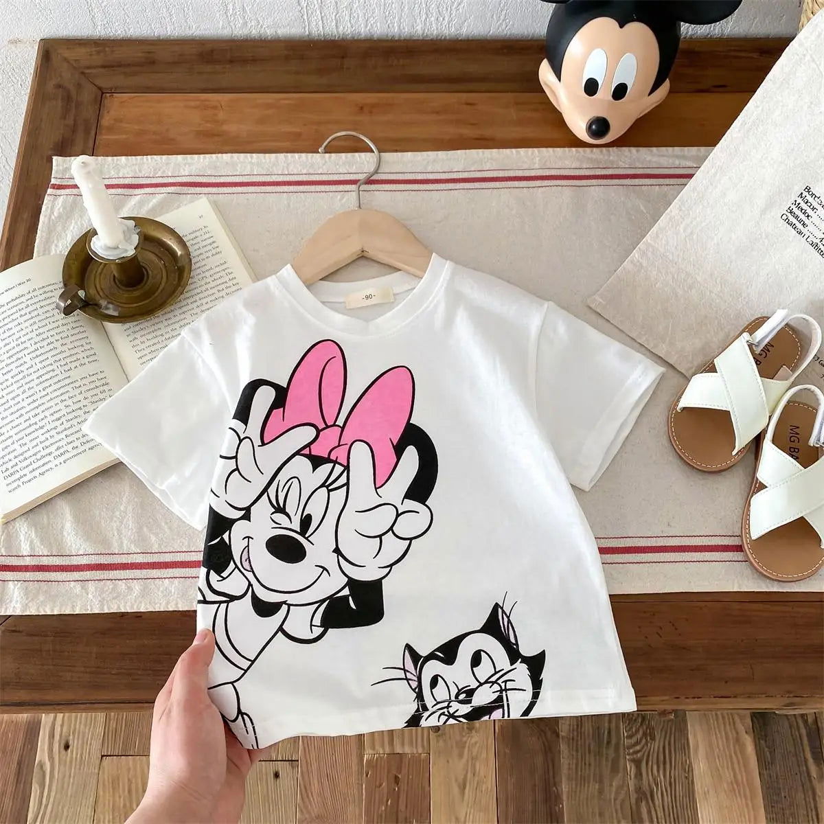 Cartoon Cute Baby Girl Boy Summer T Shirts Tops Crewneck Toddler Costume Children Clothing Short Sleeve Kids Tees 1 2 3 4 5years - Slobuy