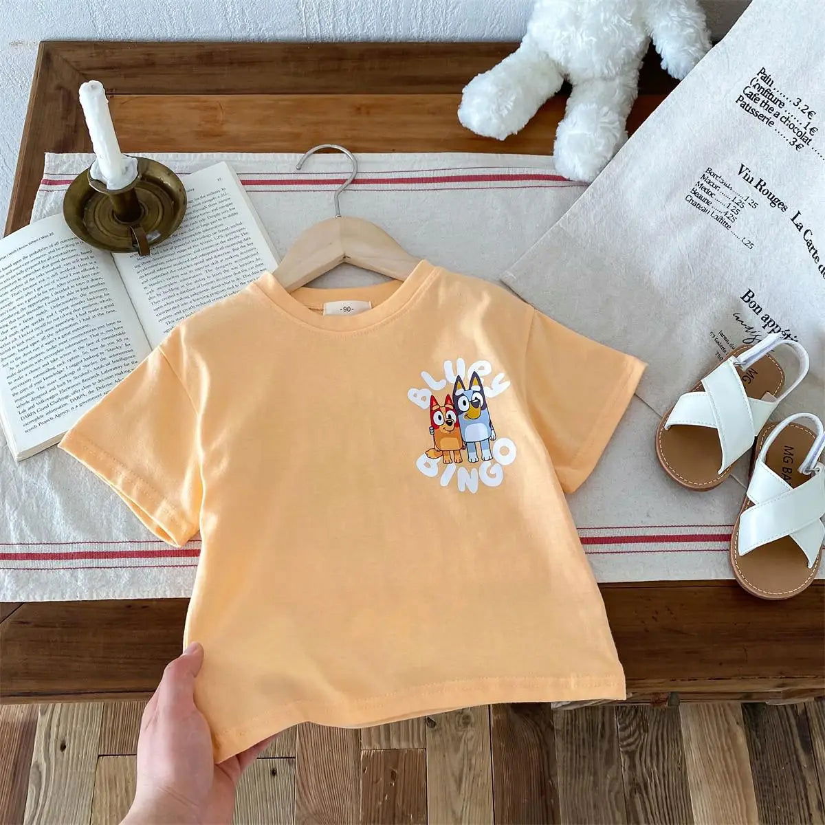 Cartoon Cute Baby Girl Boy Summer T Shirts Tops Crewneck Toddler Costume Children Clothing Short Sleeve Kids Tees 1 2 3 4 5years - Slobuy