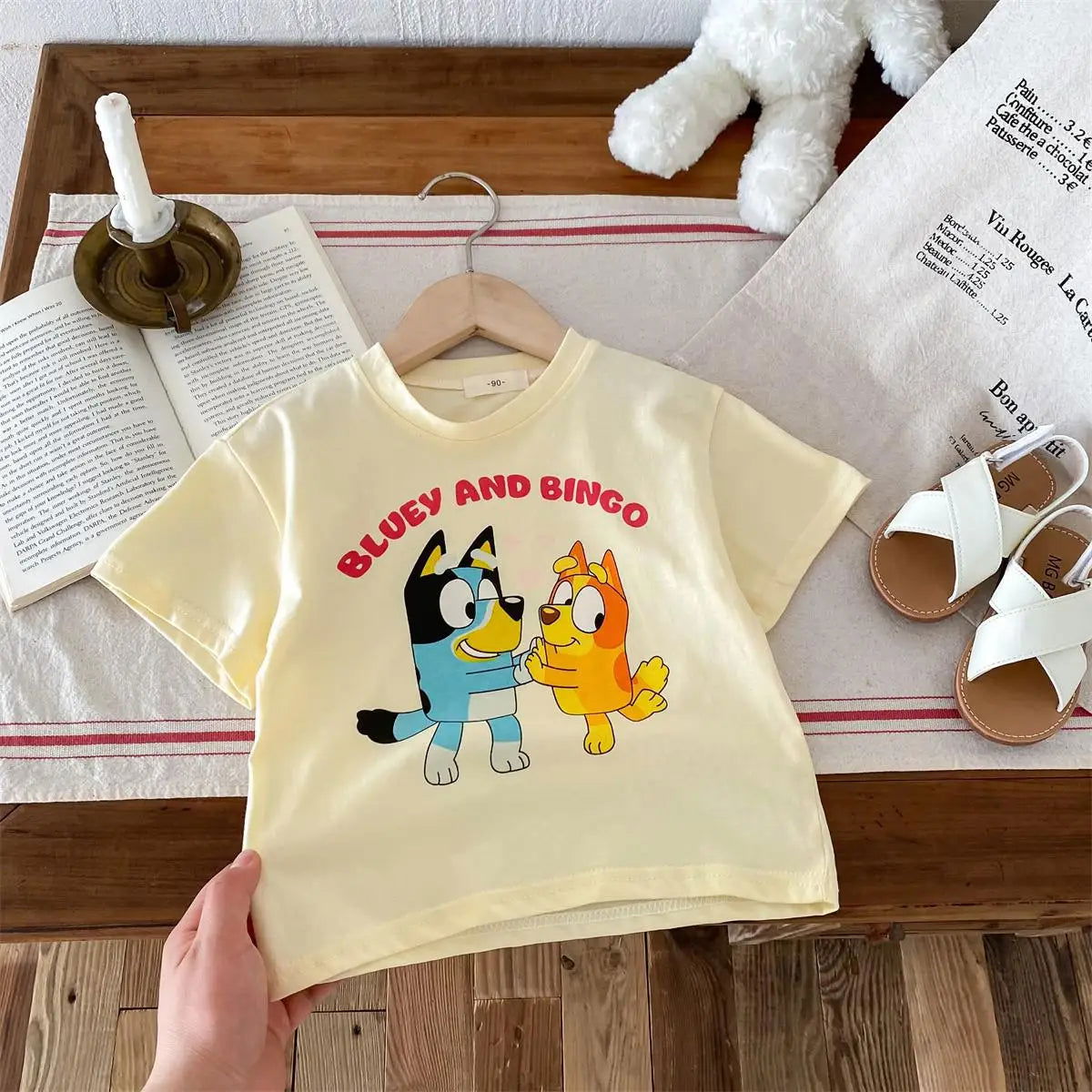 Cartoon Cute Baby Girl Boy Summer T Shirts Tops Crewneck Toddler Costume Children Clothing Short Sleeve Kids Tees 1 2 3 4 5years - Slobuy