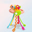 Cartoon Duck Astronaut Pull String Montessori Activity Development Silicone Teething Sensory Grip Training Early Educational Toy - Slobuy