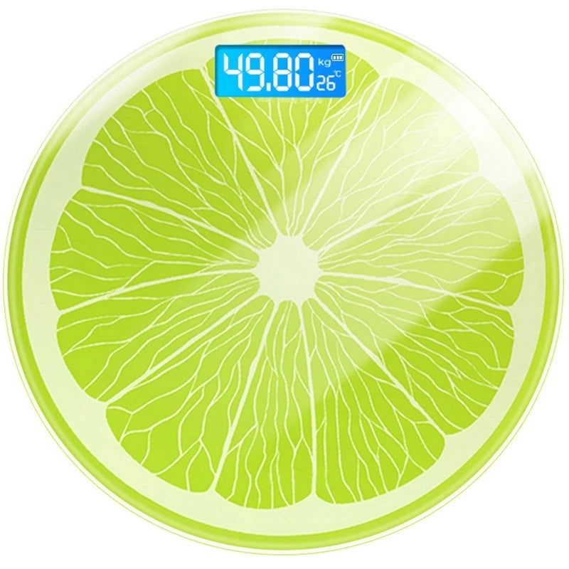 Cartoon Lemon Pattern  Weight Scale For Weighing Body  Electronic Household Balance Floor Smart Digital Scales Bathroom Scales - Slobuy