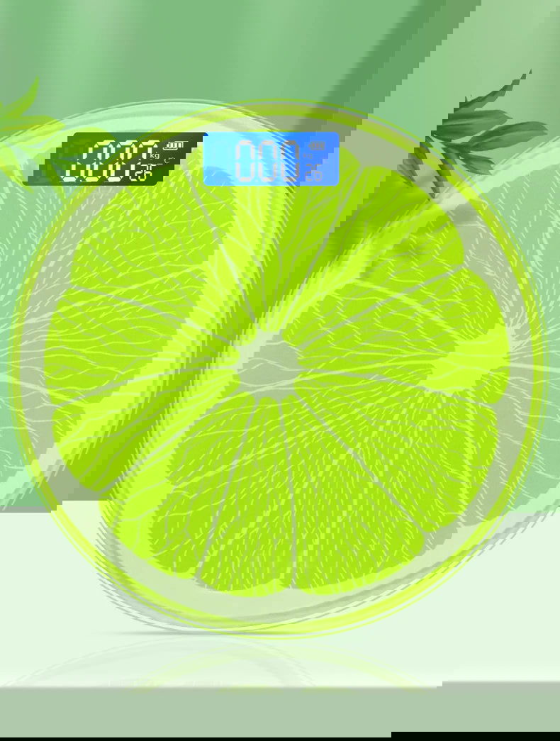 Cartoon Lemon Pattern  Weight Scale For Weighing Body  Electronic Household Balance Floor Smart Digital Scales Bathroom Scales - Slobuy