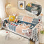 Cartoon Sofa Cover Double Use Beds Blanekets Throw Blanket Picnic Mat With Tassel Sofa Bed Universal Decorative - Slobuy