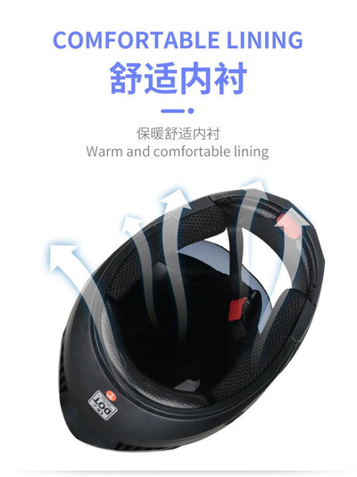 Casco capacetes double dual lens helmet motorcycle helmet full face helmets downhill racing helmets motorfiets helm - Slobuy