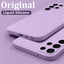 Case For Samsung Galaxy S24 S23 S22 Ultra S21 FE S21 Plus A55 A53 A52S A54 Shockproof Square Liquid Silicone Phone Cover Coque - Slobuy