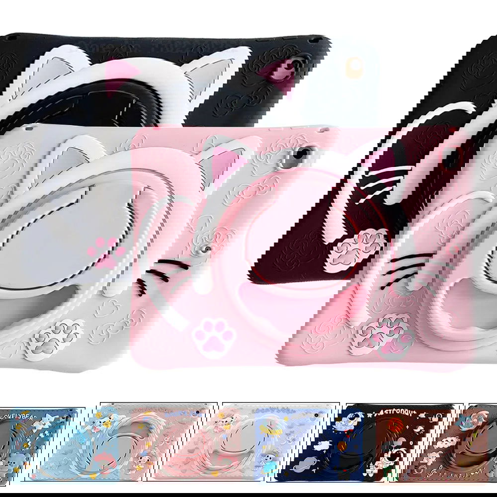 Case For Samsung Galaxy Tab A9 Plus A8 10.5 SM-X200 X205 A 8 A7 10.4 S6 Lite P610 T220 360 Rotating Kids Tablet Stand Cover - Slobuy