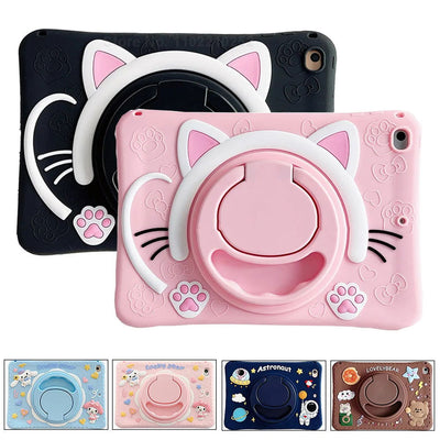 Case For Samsung Galaxy Tab A9 Plus A8 10.5 SM-X200 X205 A 8 A7 10.4 S6 Lite P610 T220 360 Rotating Kids Tablet Stand Cover - Slobuy