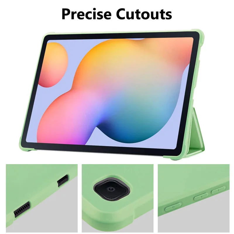 Case for Samsung Galaxy Tab A9+ A8 10.5 X205 X200 S6 Lite P610 P615 A7 T500  A7 lite T220 S7 S8 S9 PU Tablet Cover Smart Leather - Slobuy
