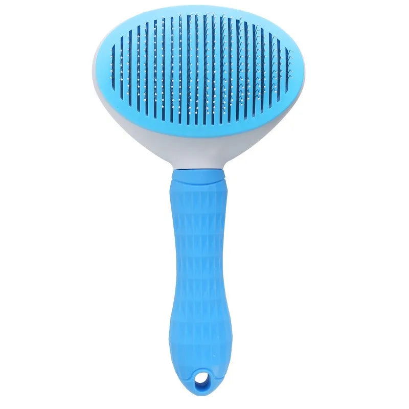 Cat Brush Remove Hair Pet Hair Removal Comb for Cats Non-slip Grooming Brush Stainless Steel Dog Combs Brushes Cat Accessories - Slobuy