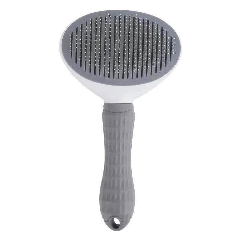 Cat Brush Remove Hair Pet Hair Removal Comb for Cats Non-slip Grooming Brush Stainless Steel Dog Combs Brushes Cat Accessories - Slobuy