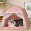 Cat Nest Portable Folding Pet Tent Cat House Cage For Cat Tent Playpen Puppy Kennel Easy Operation Fence With Screen Door - Slobuy