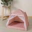 Cat Nest Portable Folding Pet Tent Cat House Cage For Cat Tent Playpen Puppy Kennel Easy Operation Fence With Screen Door - Slobuy