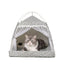 Cat Nest Portable Folding Pet Tent Cat House Cage For Cat Tent Playpen Puppy Kennel Easy Operation Fence With Screen Door - Slobuy