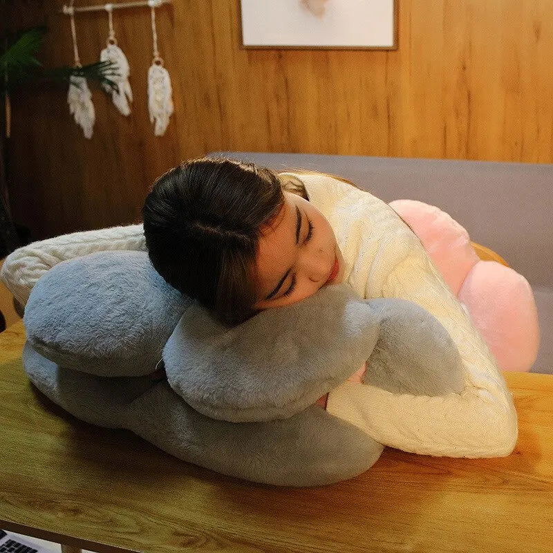 Cat Paw Back Soft Pillows Plush Chair Cushion Sofa Indoor Floor Home Chair Decor Animal Plush Throw Pillow Back Rest Pillow - Slobuy