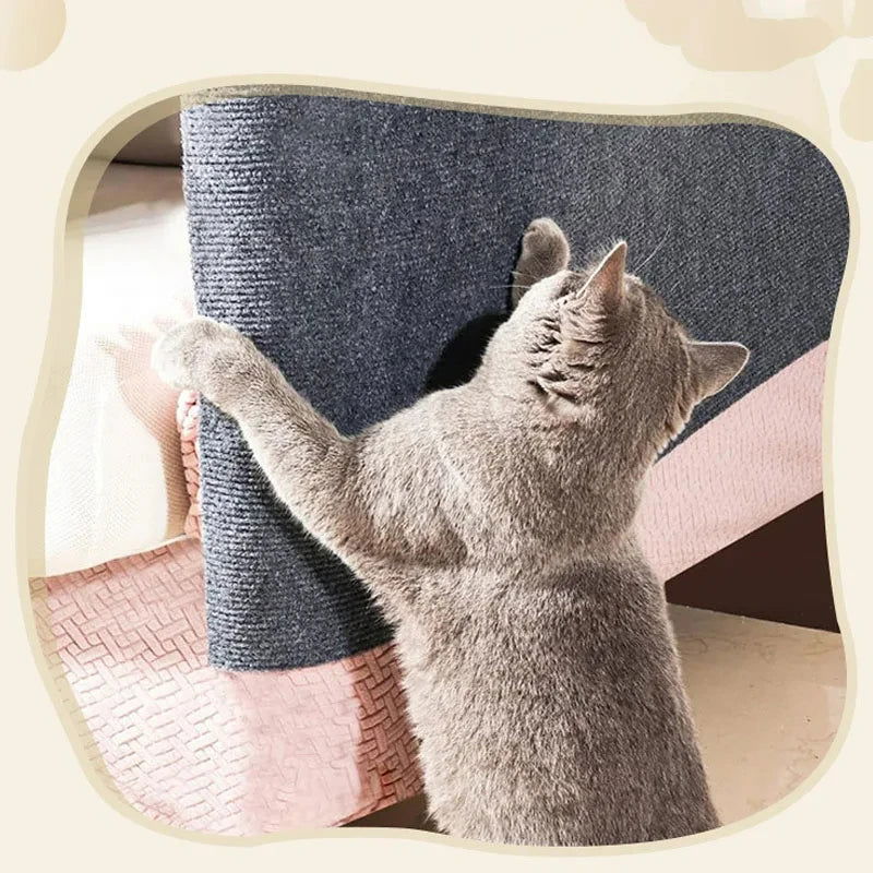 Cat Scratching Mat Cat Scratcher Sofa Tape Scratching Post Self-adhesive Carpet Cats Scratch Board Cat Accessories - Slobuy