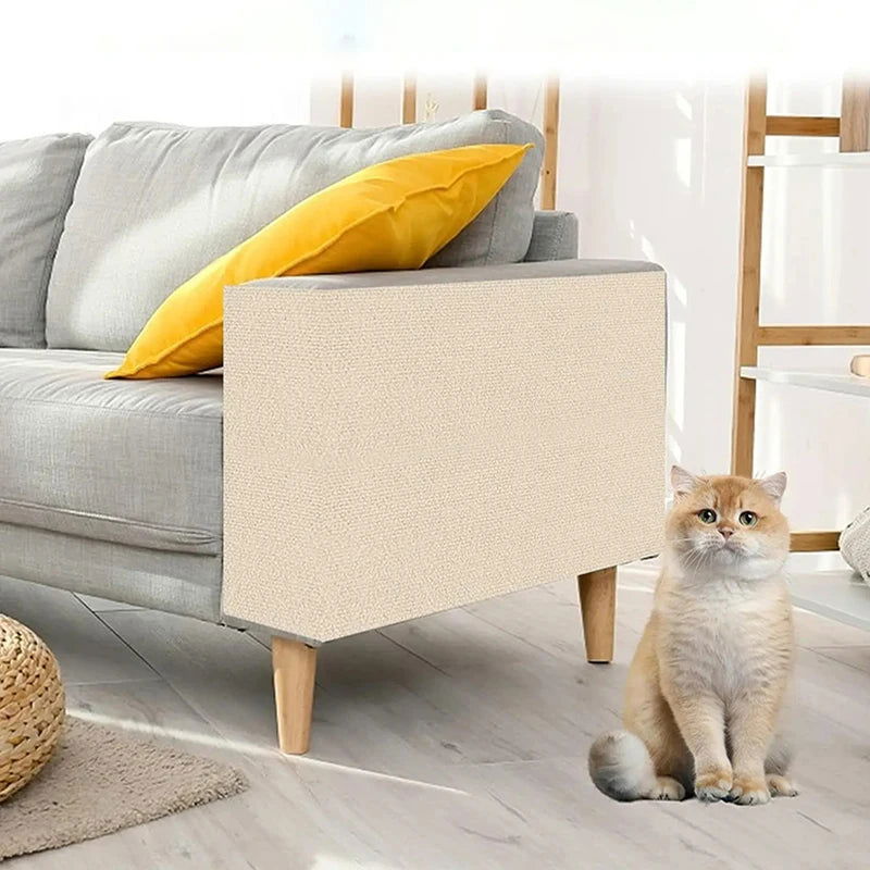 Cat Scratching Mat Cat Scratcher Sofa Tape Scratching Post Self-adhesive Carpet Cats Scratch Board Cat Accessories - Slobuy