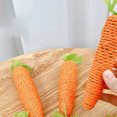 Cat Toys Sound Carrot Cuddle cat stick since fun fun cat teething stick anti-bite cat scratch board pet supplies - Slobuy