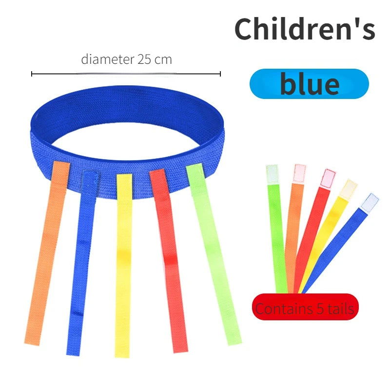 Catch Tail Props Outdoor Funny Game Toy Belt Kindergarten Collective Game Pulling Tail Parent-child Teamwork Game Skill Training - Slobuy