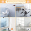 Cats Toys Feathers Wand Interactive Toy Kitten Toys with Super Suction Cup Detachable 2 PCS Feather Replacements Cat Accessories - Slobuy