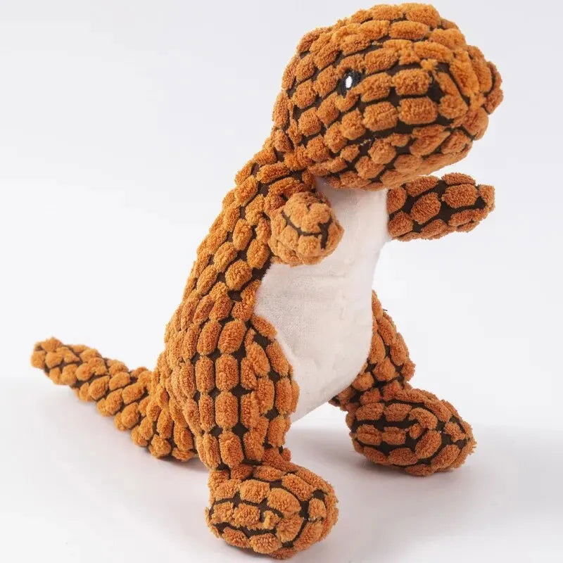 Cats and Dogs Pet Plush Dinosaur Toys Interactive Dog Chew Toys Plush Stuffing Pet Supplies Dog Toys for Small Dogs - Slobuy