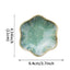 Ceramic Lotus  Storage Trays Green Creative Tray For Decoration Jewelry Plate Jewelry Organizer Containers Desktop Decor - Slobuy