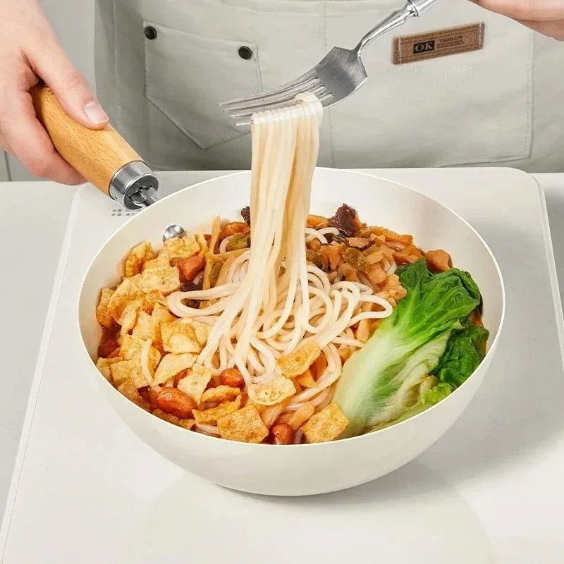 Ceramic Non-Stick Pan Frying Pan Wok Pan Home Steak Skillet Pancake Fried Induction Cooker Gas Stove Special Saucepan Nonstick - Slobuy