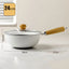 Ceramic Non-Stick Pan Frying Pan Wok Pan Home Steak Skillet Pancake Fried Induction Cooker Gas Stove Special Saucepan Nonstick - Slobuy