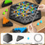 Chain Triangle Chess Game Triggle Rubber Band Game Educational Interactive Game Battle Set For Family Party Gift - Slobuy