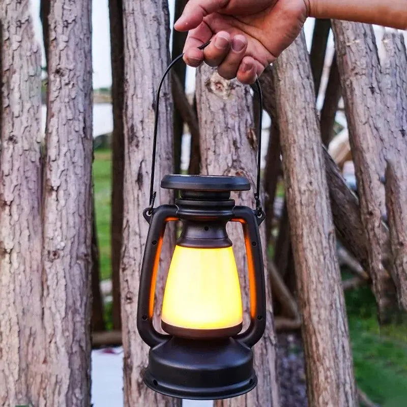 Charging Decoration Atmosphere Light Retro Horse Light Led Desk Lamp Outdoor Camping Bar Light Table Light Lantern Home Decor - Slobuy