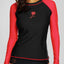 Charmleaks Women Rashguard Swimwear Long Sleeve Rash Guard Surfing Top Colorblock Swimsuit Bike Biking Shirts UPF50+ Beach Wear - Slobuy